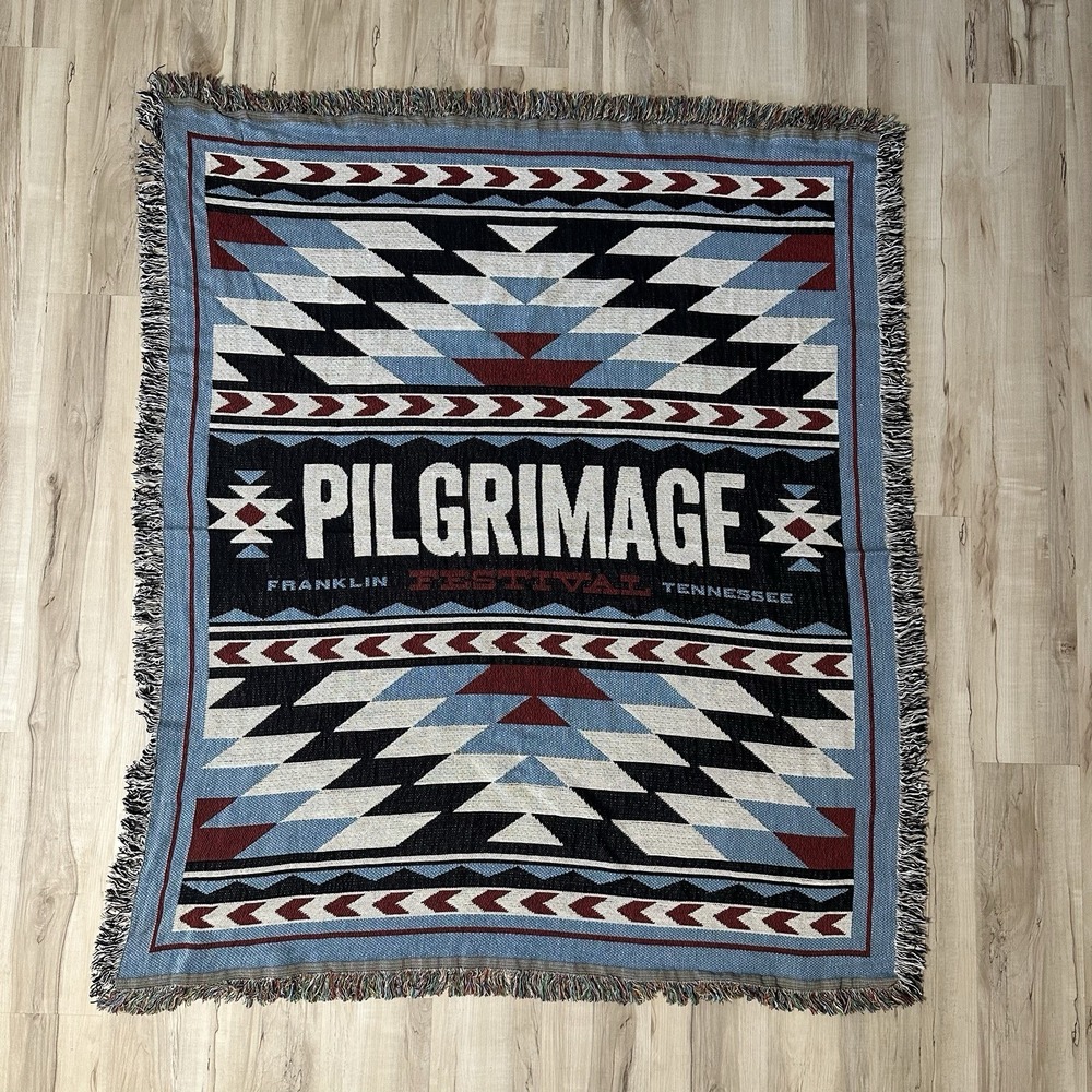 Pilgrimage‎ Festival Throw Blanket 58"x51 Fast Shipping
